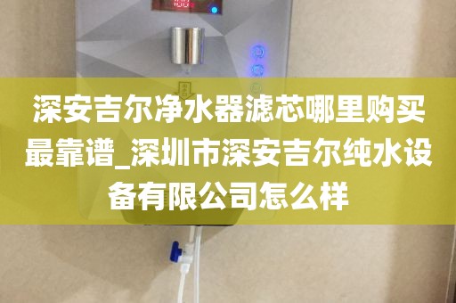 深安吉爾凈水器濾芯哪里購(gòu)買(mǎi)最靠譜_深圳市深安吉爾純水設(shè)備有限公司怎么樣