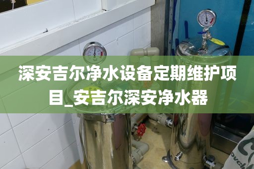 深安吉爾凈水設(shè)備定期維護(hù)項(xiàng)目_安吉爾深安凈水器