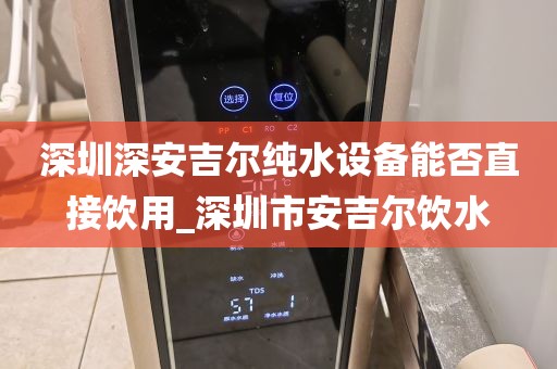 深圳深安吉爾純水設(shè)備能否直接飲用_深圳市安吉爾飲水