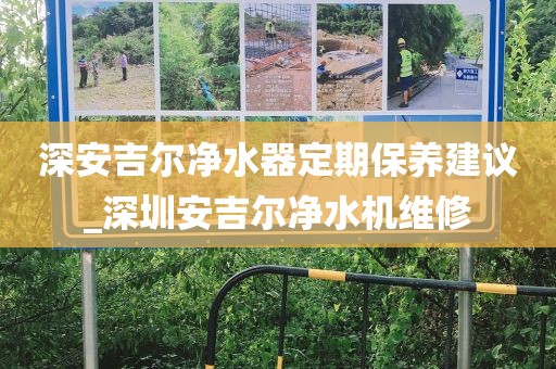 深安吉爾凈水器定期保養(yǎng)建議_深圳安吉爾凈水機(jī)維修