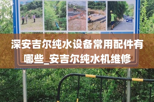 深安吉爾純水設備常用配件有哪些_安吉爾純水機維修