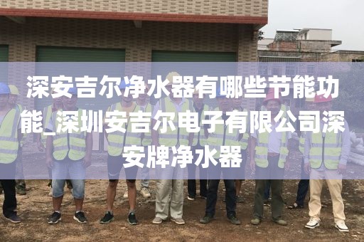 深安吉爾凈水器有哪些節(jié)能功能_深圳安吉爾電子有限公司深安牌凈水器