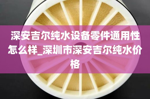 深安吉爾純水設備零件通用性怎么樣_深圳市深安吉爾純水價格