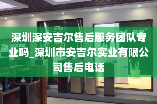 深圳深安吉爾售后服務(wù)團(tuán)隊(duì)專業(yè)嗎_深圳市安吉爾實(shí)業(yè)有限公司售后電話