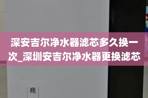 深安吉爾凈水器濾芯多久換一次_深圳安吉爾凈水器更換濾芯